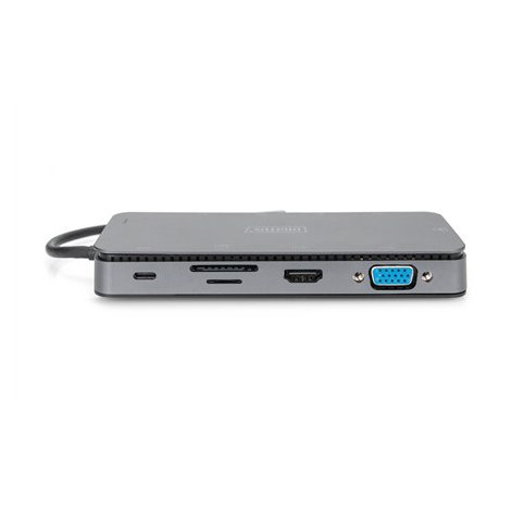 Digitus | 11 in 1 USB-C Docking Station and SSD Enclosure | DA-70896 | Dock | Ethernet LAN (RJ-45) ports 1 | VGA (D-Sub) ports q - 4